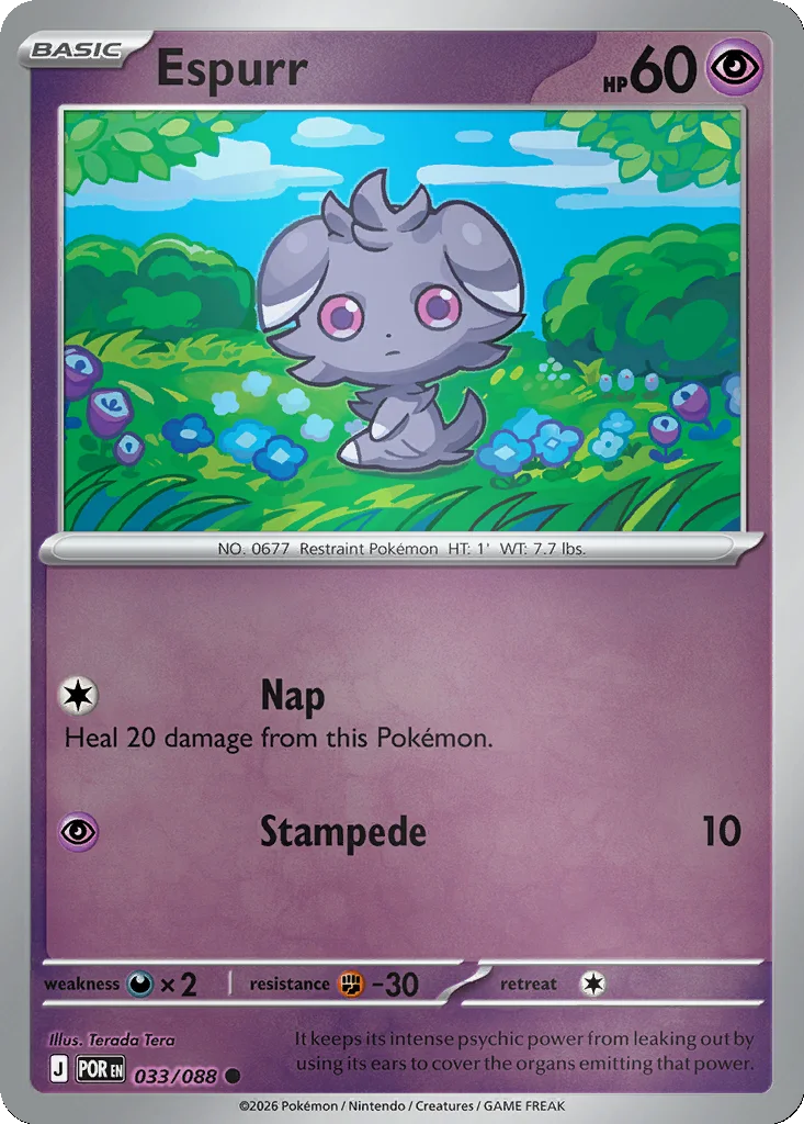 Espurr 033/088 ME03: Perfect Order (Reverse holo)