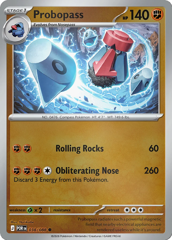 Probopass 038/088 ME03: Perfect Order (Reverse holo)