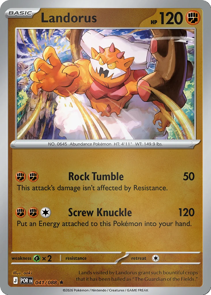 Landorus 041/088 ME03: Perfect Order (Reverse holo)