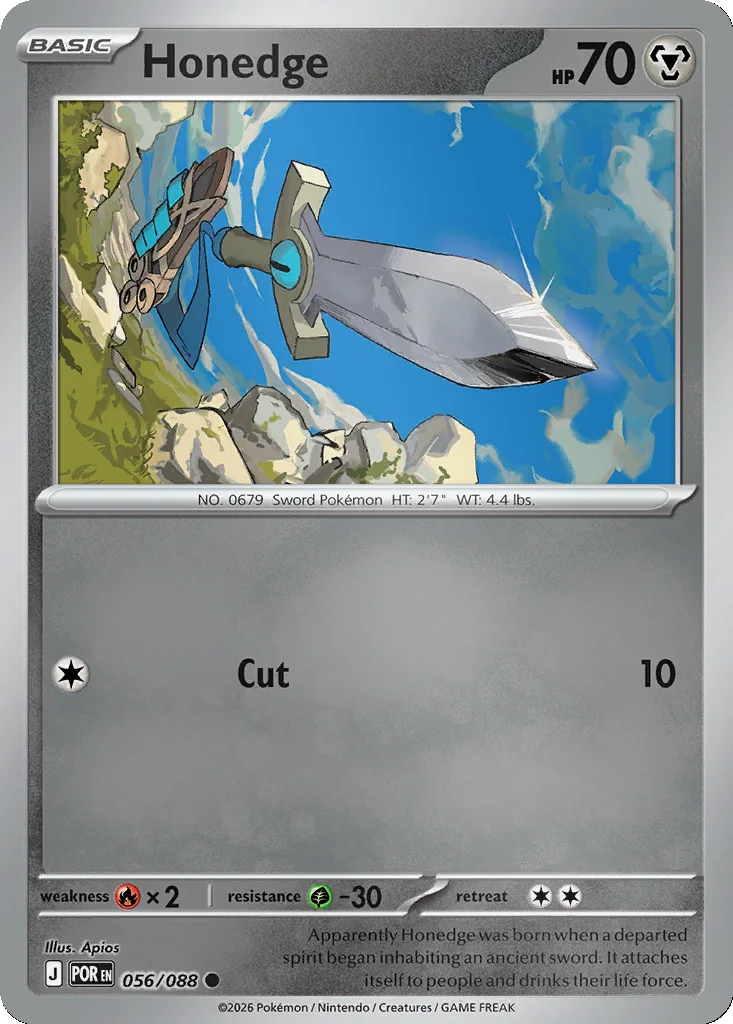 Honedge 056/088 ME03: Perfect Order (Reverse holo)