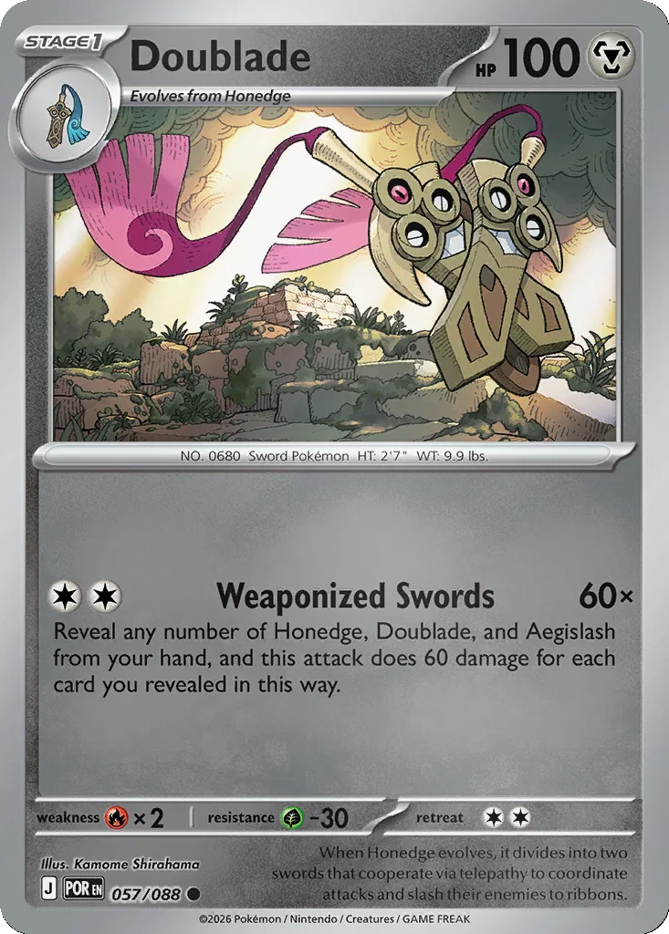 Doublade 057/088 ME03: Perfect Order (Reverse holo)