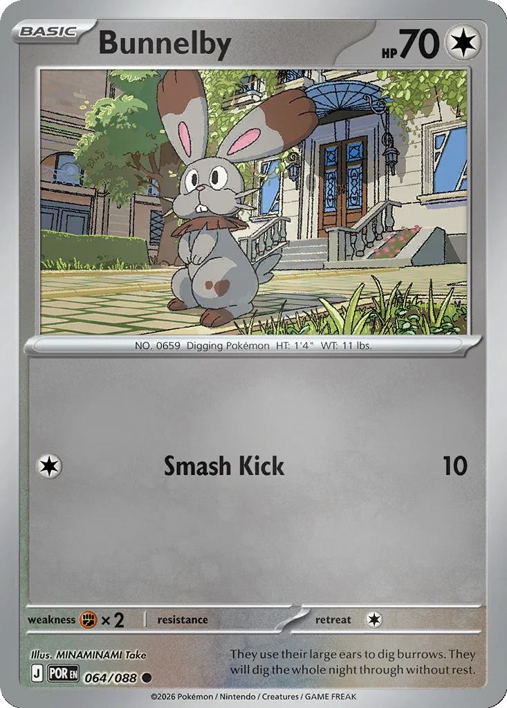 Bunnelby 064/088 Perfect Order (Reverse holo)