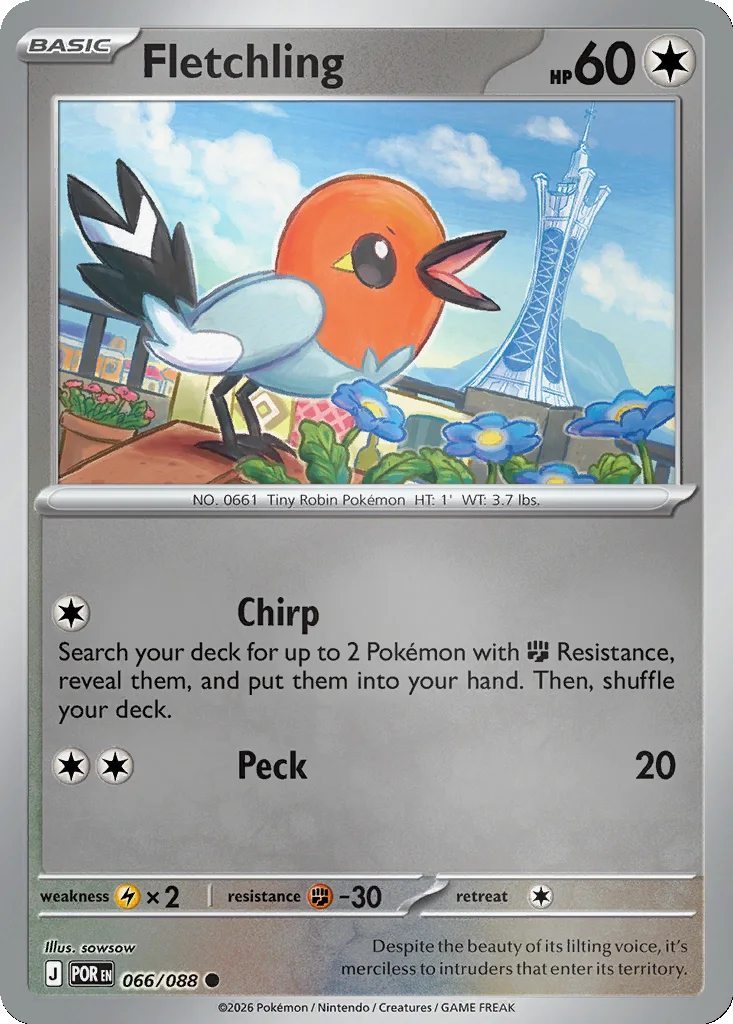 Fletchling 066/088 ME03: Perfect Order (Reverse holo)