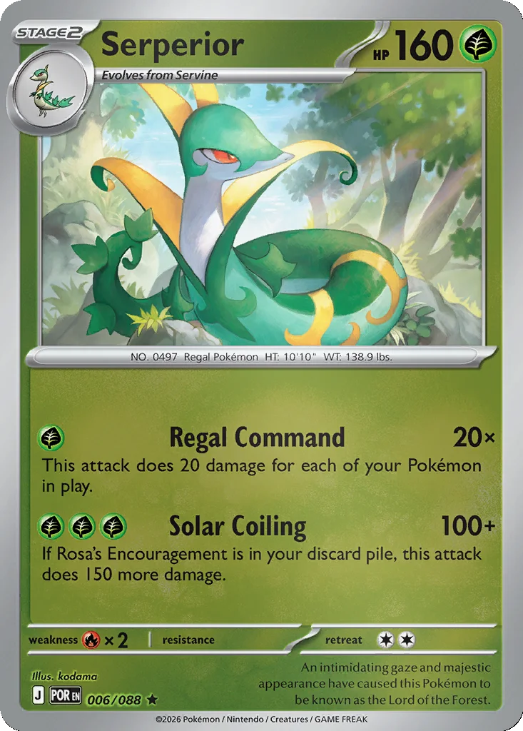 Serperior 006/088 ME03: Perfect Order (Reverse holo)