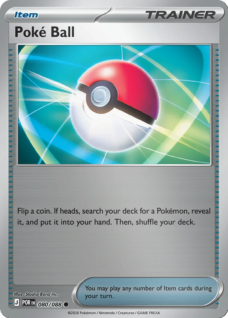 Poké Ball 080/088 ME03: Perfect Order (Reverse holo)