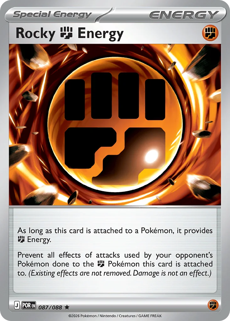 Rocky Fighting Energy 087/088 Perfect Order (Build & Battle Deck Non-Holo)
