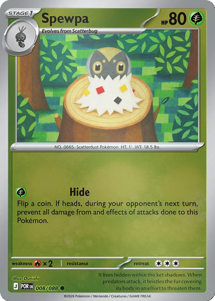 Spewpa 008/088 ME03: Perfect Order (Reverse holo)
