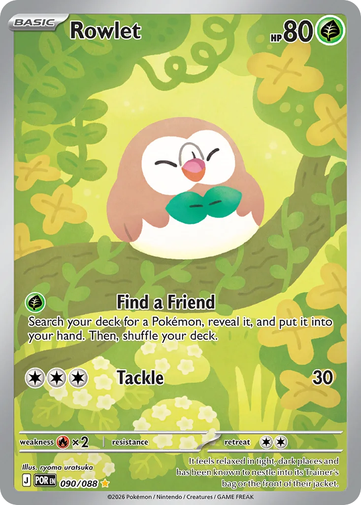 Rowlet 090/088 ME03: Perfect Order (Holo)