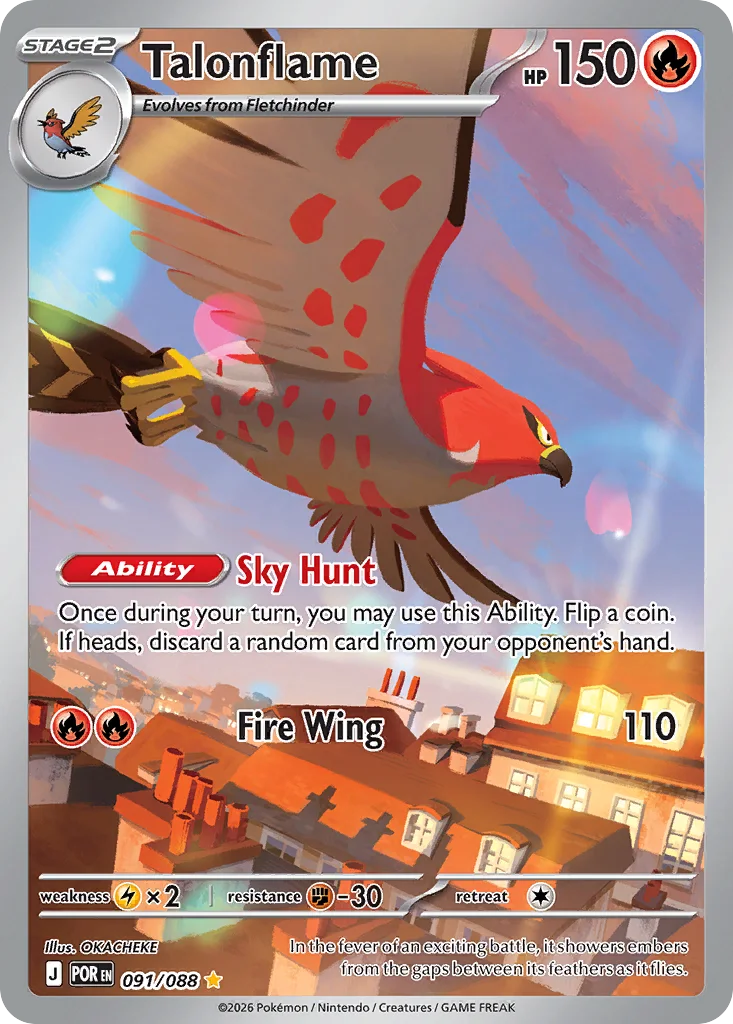 Talonflame 091/088 ME03: Perfect Order (Holo)