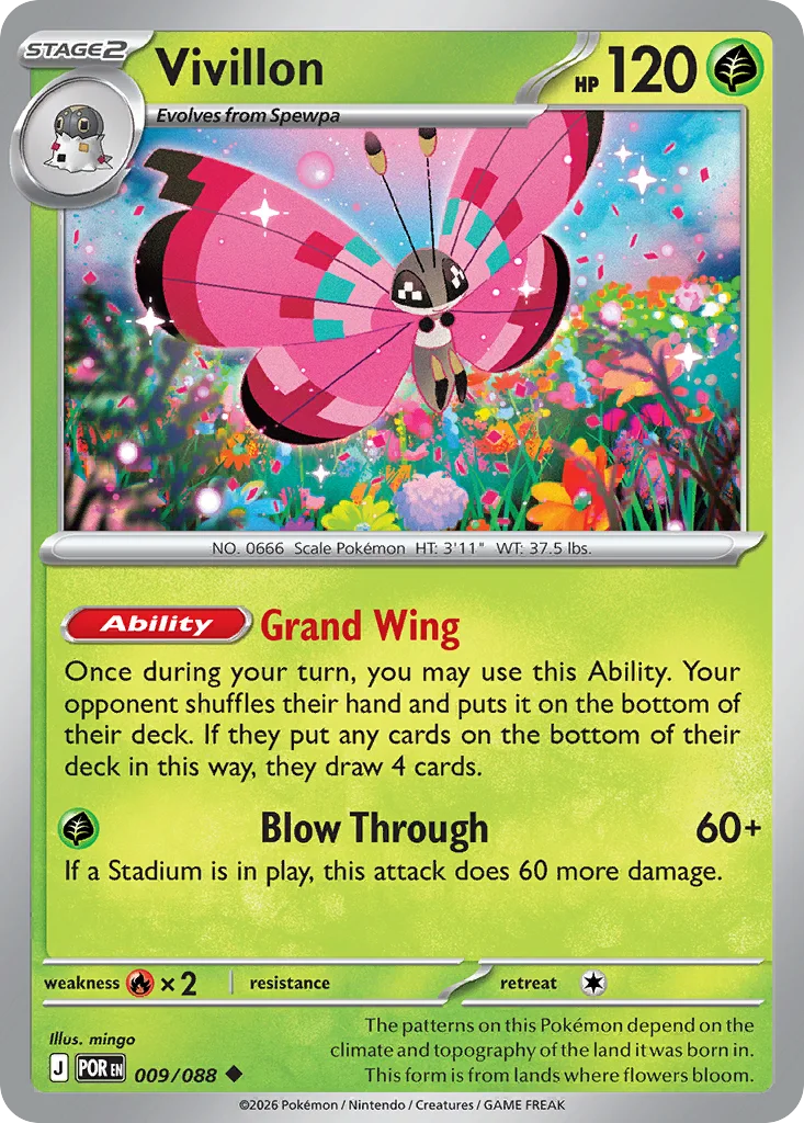 Vivillon 009/088 ME03: Perfect Order (Normal)