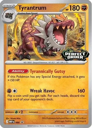 Tyrantrum 066 Mega Evolution Promo (Build & Battle Deck Promo)