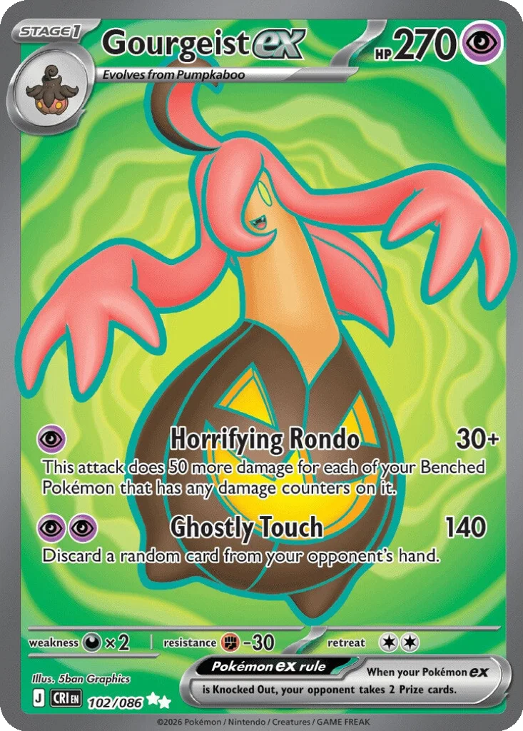 Gourgeist ex 102/086 Chaos Rising (Holo)