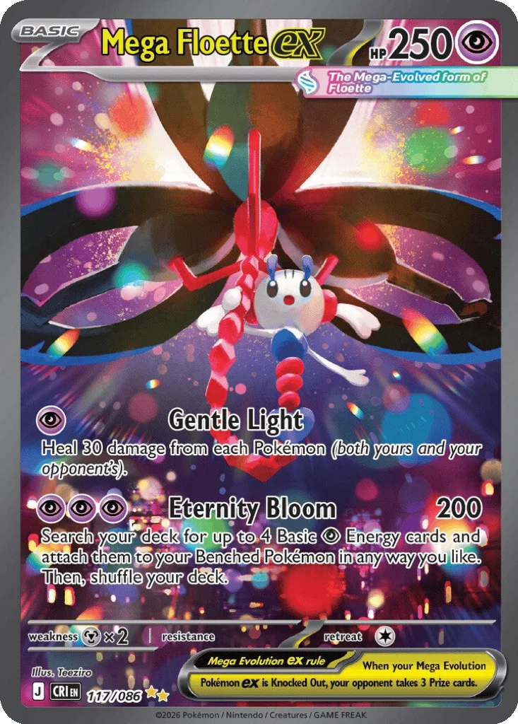 Mega Floette ex 117/086 Chaos Rising (Holo)