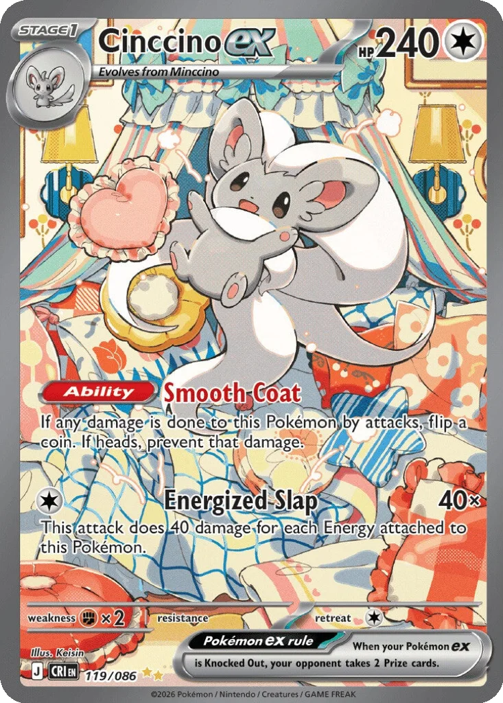 Cinccino ex 119/086 Chaos Rising (Holo)