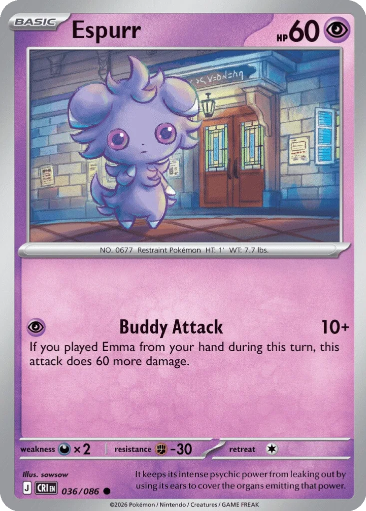 Espurr 036/086 ME04: Chaos Rising (Normal)