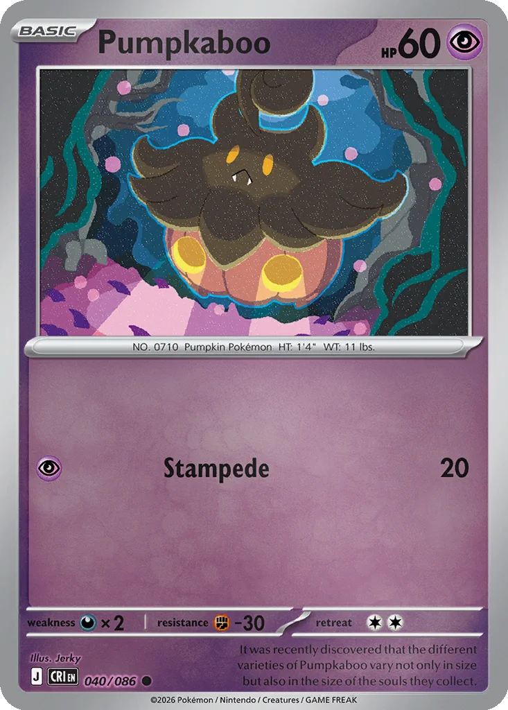 Pumpkaboo 040/086 Chaos Rising (Reverse holo)