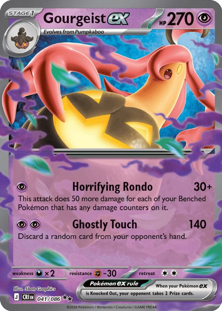 Gourgeist ex 041/086 Chaos Rising (Holo)