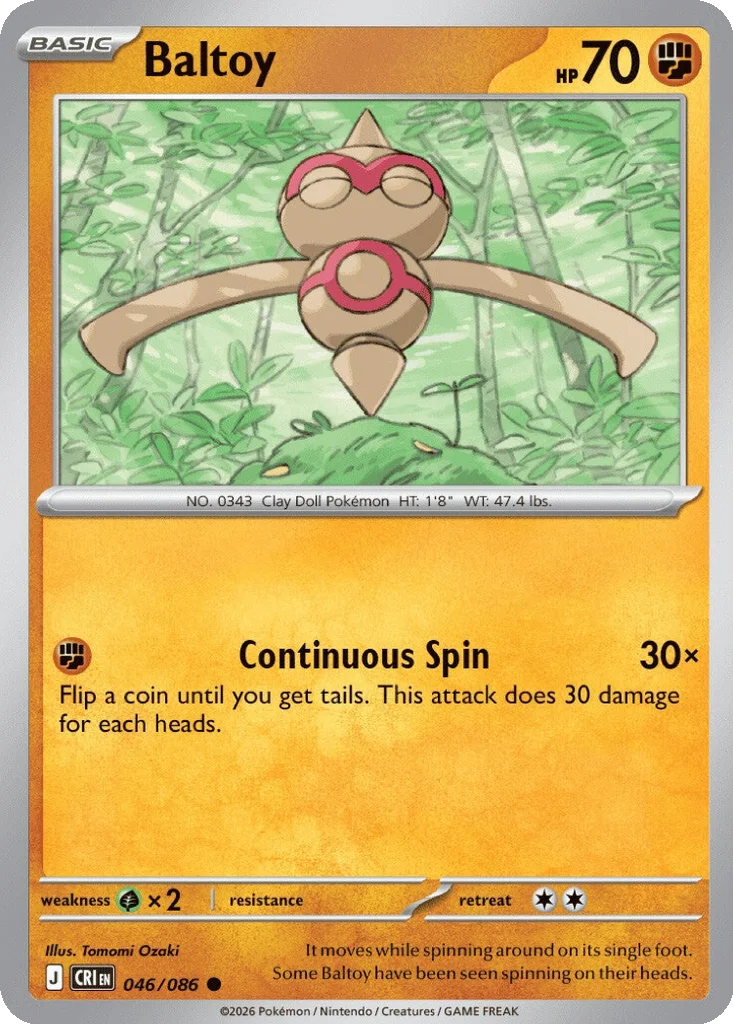 Baltoy 046/086 ME04: Chaos Rising (Normal)