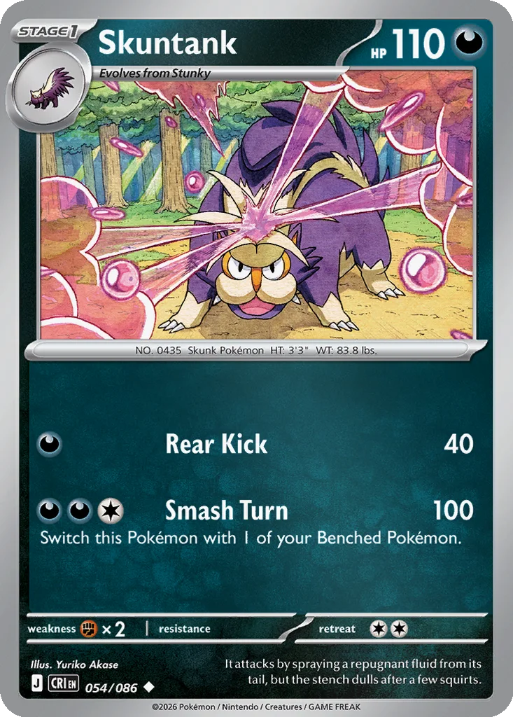 Skuntank 054/086 Chaos Rising (Reverse holo)