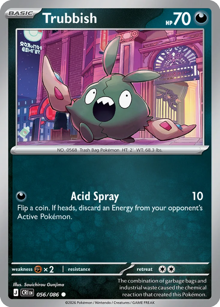 Trubbish 056/086 Chaos Rising (Reverse holo)
