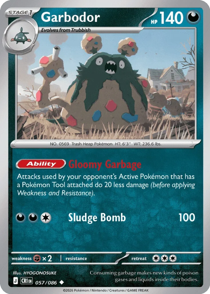 Garbodor 057/086 ME04: Chaos Rising (Normal)