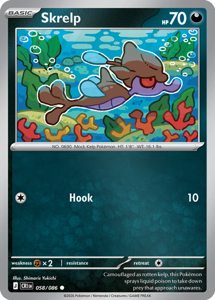 Skrelp 058/086 Chaos Rising (Reverse holo)