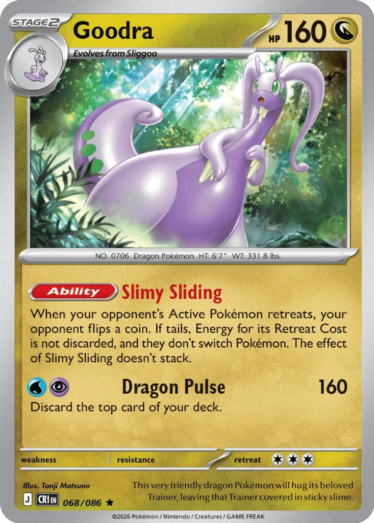 Goodra 068/086 ME04: Chaos Rising (Holo)
