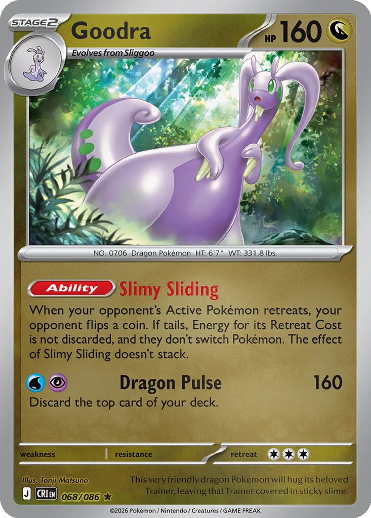 Goodra 068/086 ME04: Chaos Rising (Reverse holo)