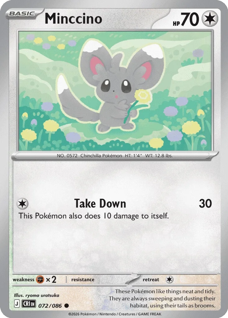 Minccino 072/086 ME04: Chaos Rising (Normal)