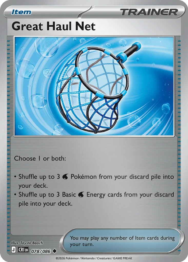 Great Haul Net 078/086 ME04: Chaos Rising (Reverse holo)