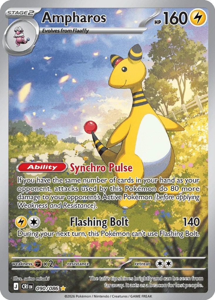Ampharos 090/086 Chaos Rising (Holo)