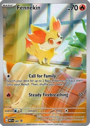 Fennekin 080 Mega Evolution Promo (Elite Trainer Box Promo)