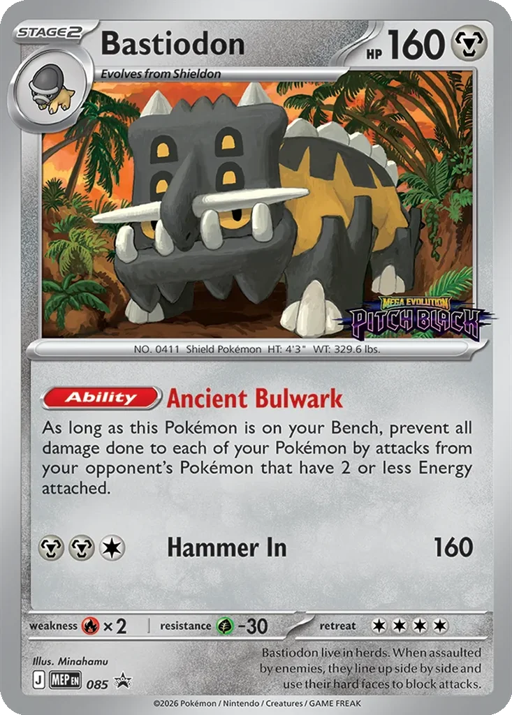 Bastiodon 085 Mega Evolution Promo (Staff Stamped)