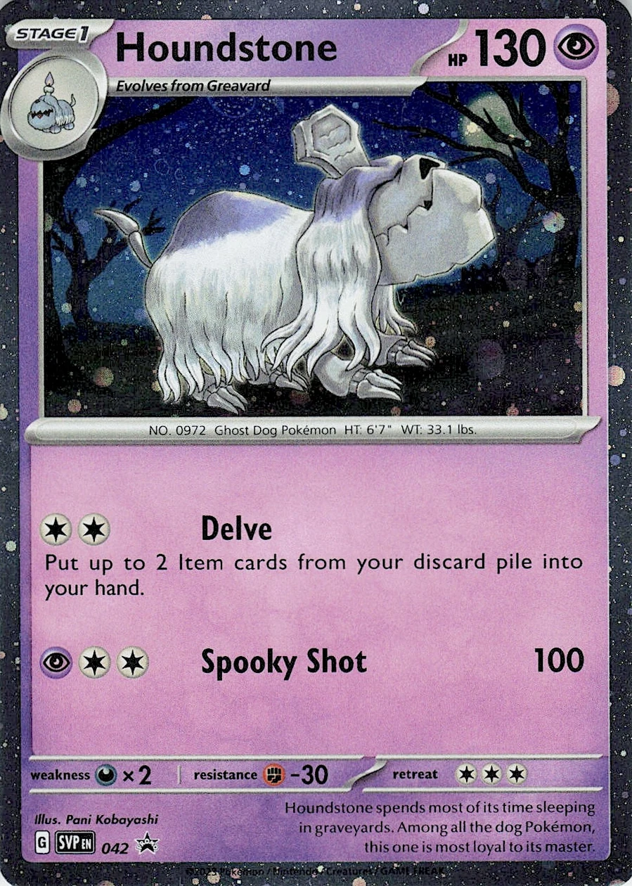 Houndstone 042 Scarlet & Violet Black Star Promos (3-Pack Blister (HD Holo))