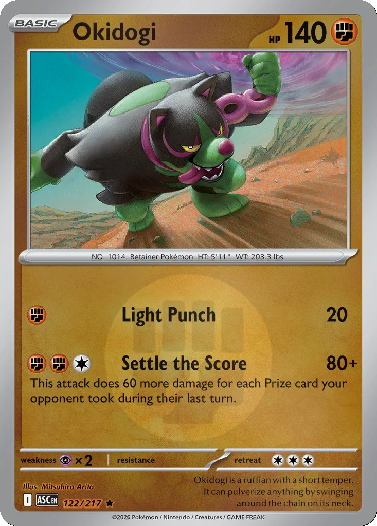 Okidogi 122/217 Ascended Heroes (Reverse holo)