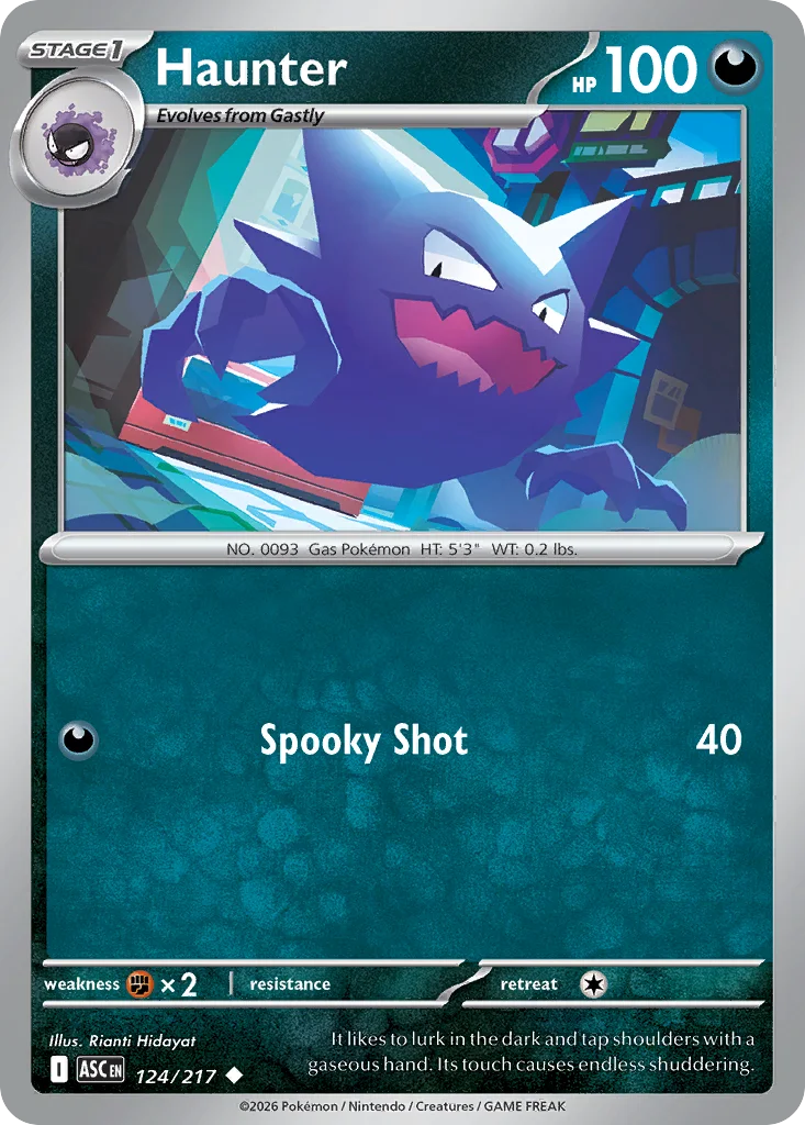 Haunter 124/217 ME: Ascended Heroes (Normal)
