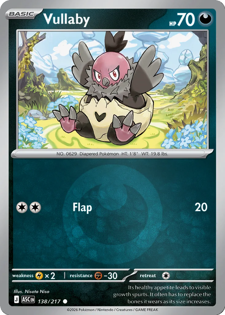 Vullaby 138/217 Ascended Heroes (Reverse holo)