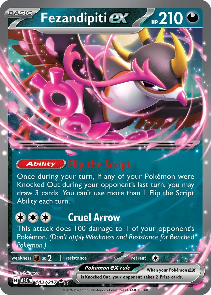 Fezandipiti ex 142/217 ME: Ascended Heroes (Holo)