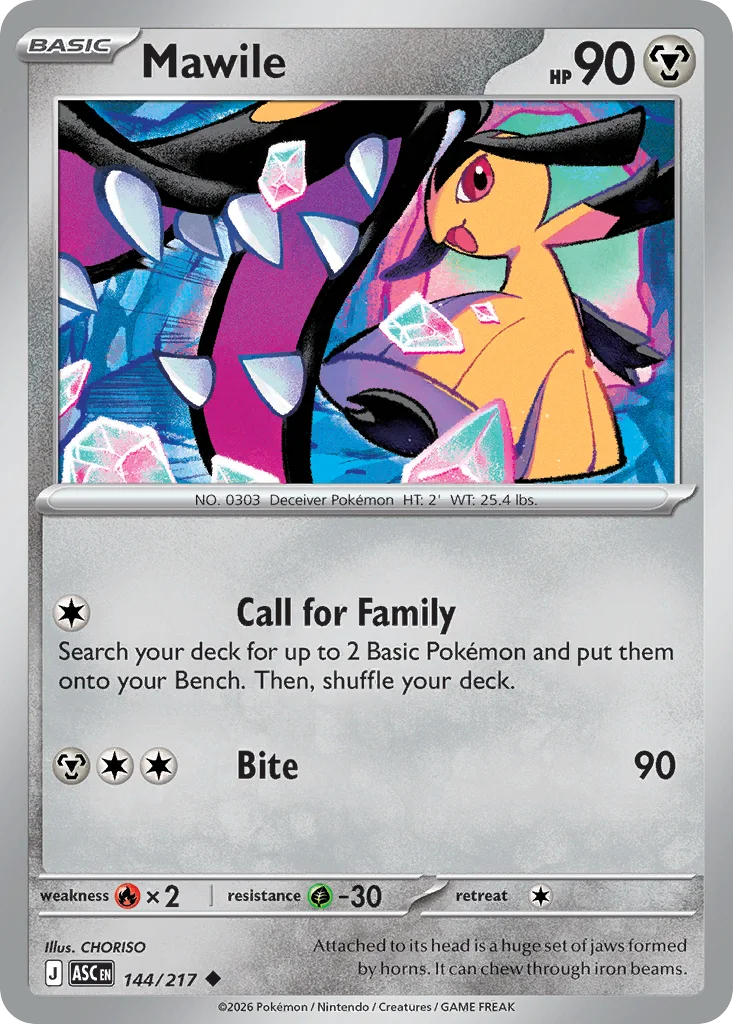 Mawile 144/217 ME: Ascended Heroes (Normal)