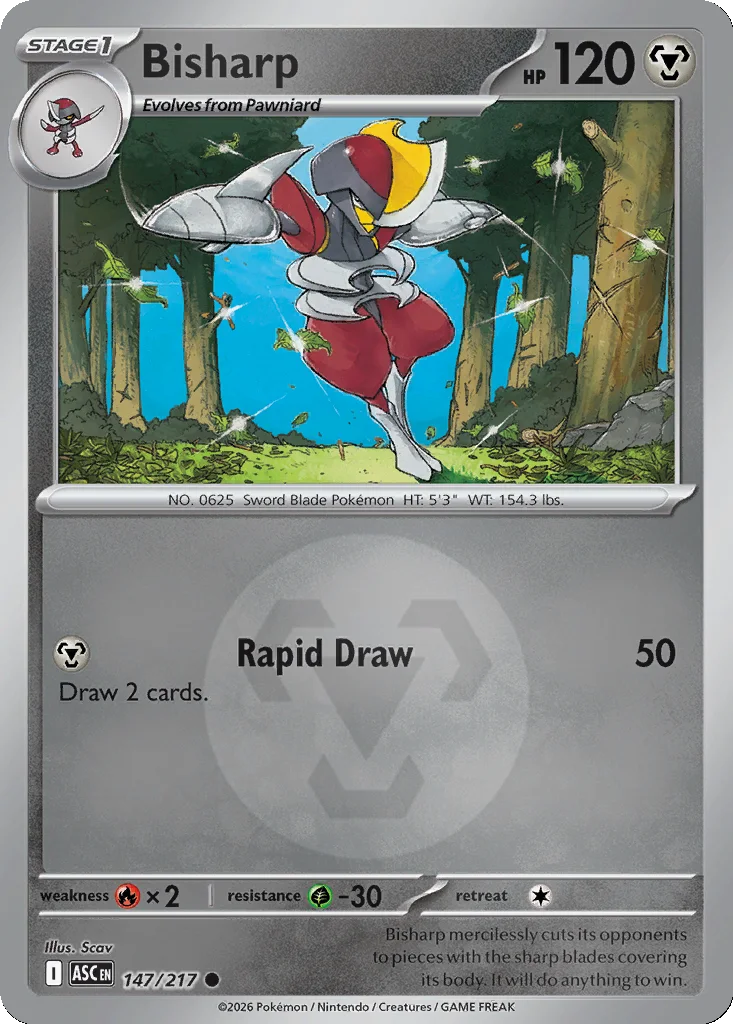Bisharp 147/217 ME: Ascended Heroes (Reverse holo)