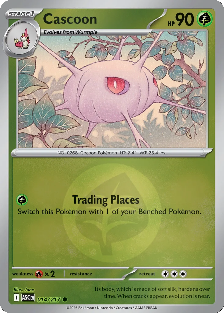 Cascoon 014/217 ME: Ascended Heroes (Reverse holo)