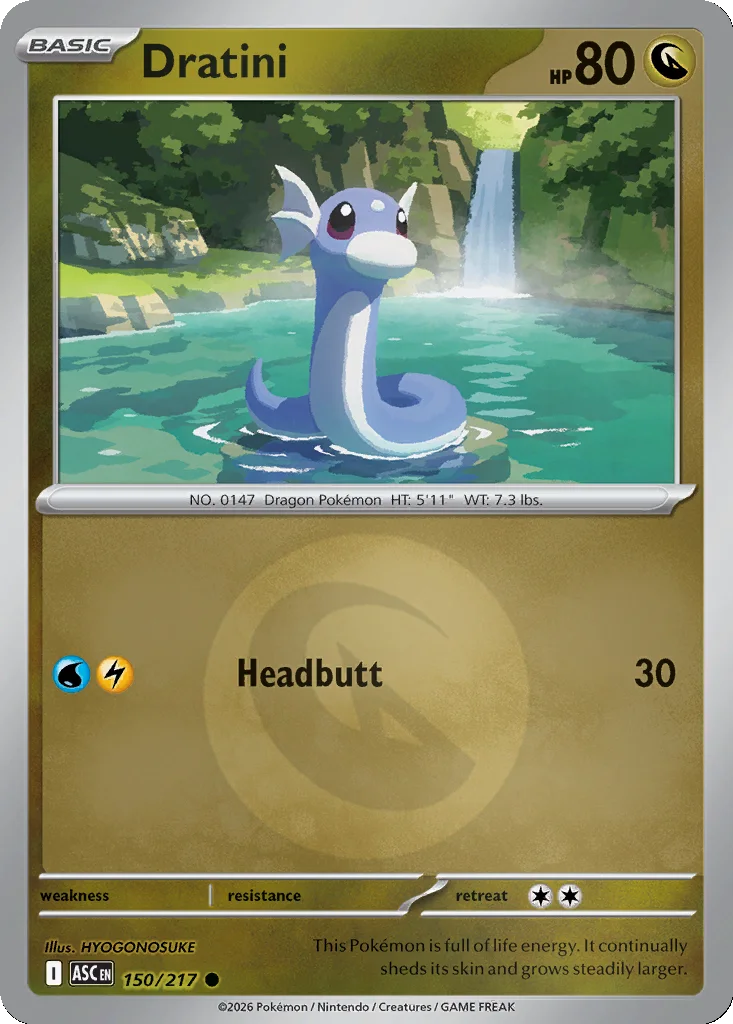 Dratini 150/217 Ascended Heroes (Reverse holo)