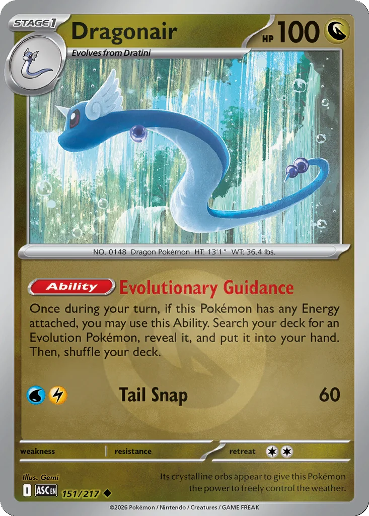 Dragonair 151/217 ME: Ascended Heroes (Reverse holo)