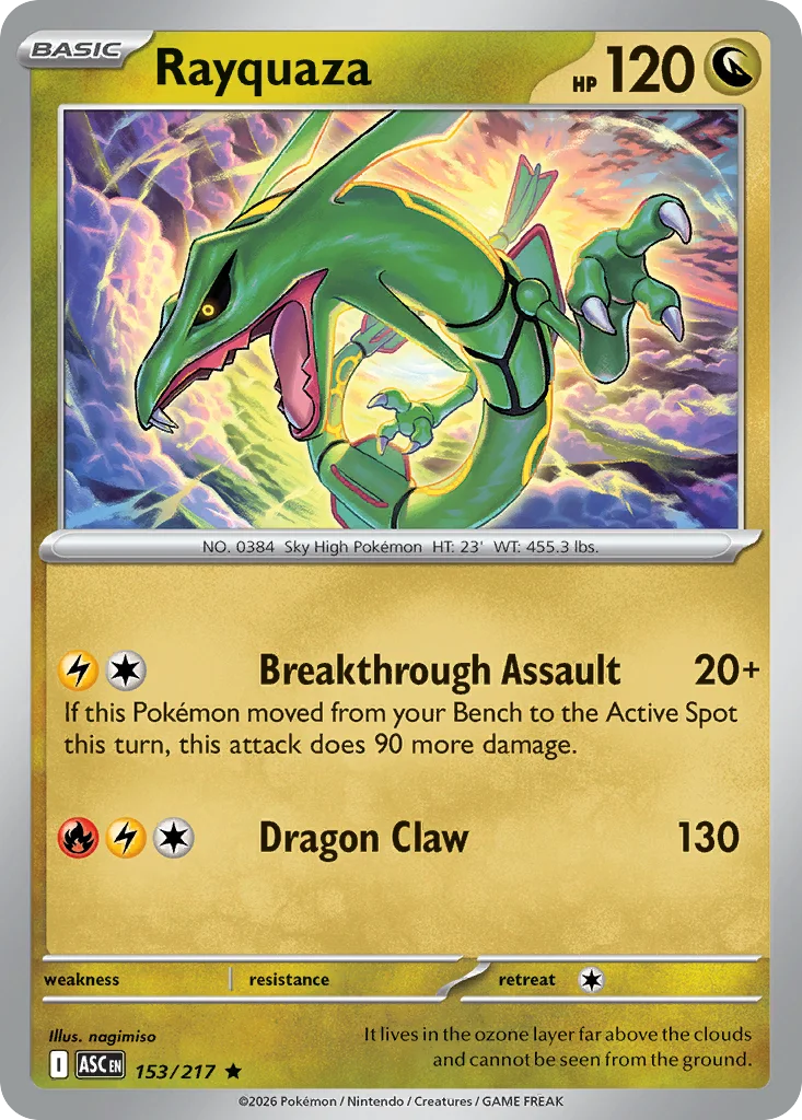 Rayquaza 153/217 ME: Ascended Heroes (Holo)