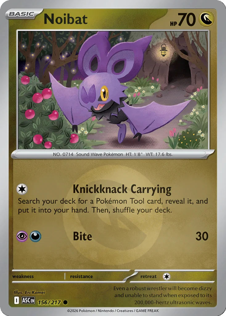 Noibat 156/217 ME: Ascended Heroes (Reverse holo)