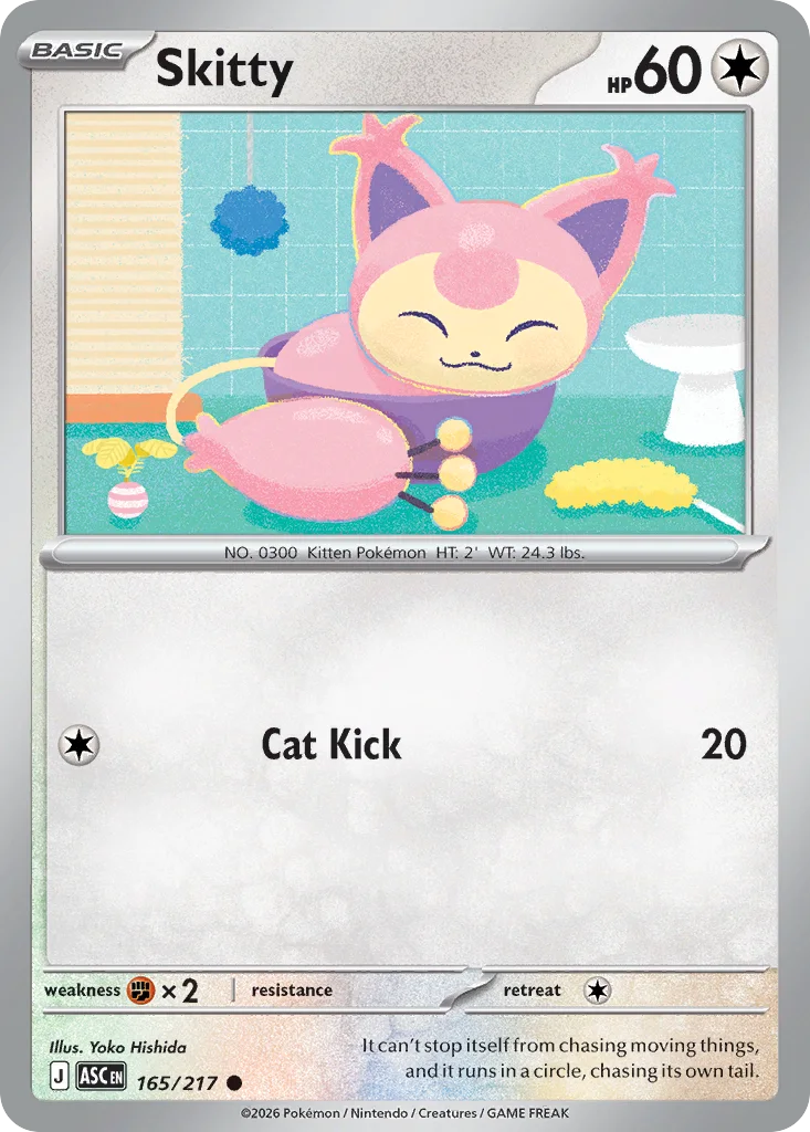 Skitty 165/217 ME: Ascended Heroes (Normal)