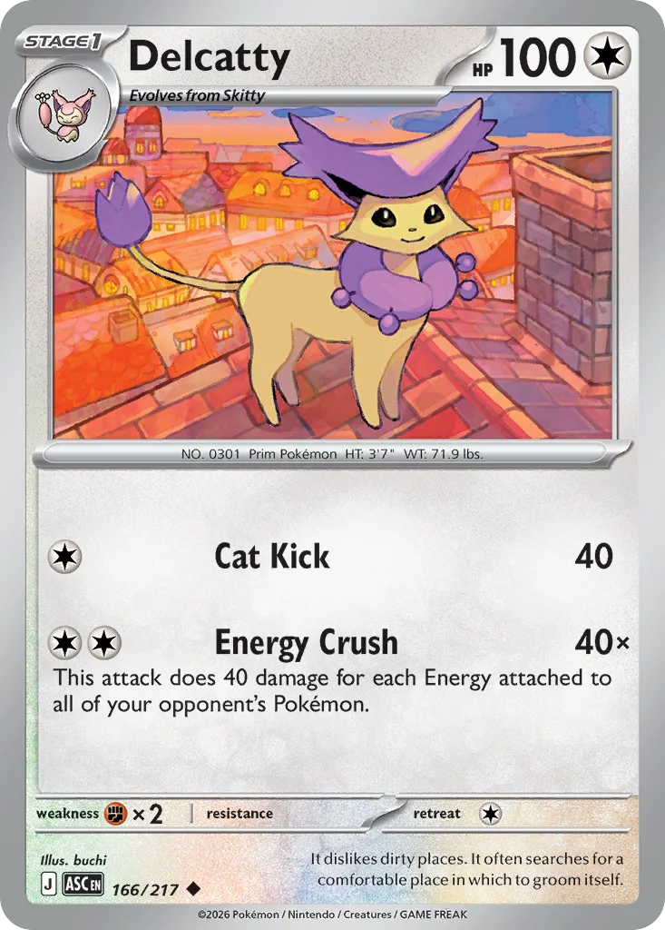 Delcatty 166/217 ME: Ascended Heroes (Normal)