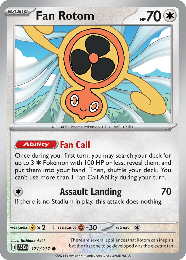 Fan Rotom 171/217 ME: Ascended Heroes (Normal)
