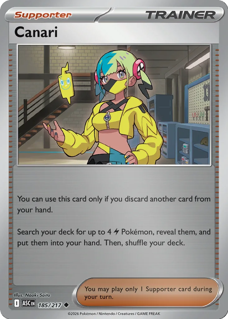 Canari 185/217 ME: Ascended Heroes (Reverse holo)