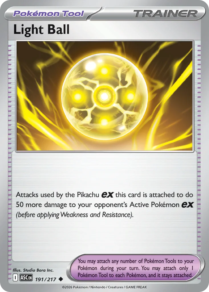 Light Ball 191/217 ME: Ascended Heroes (Normal)